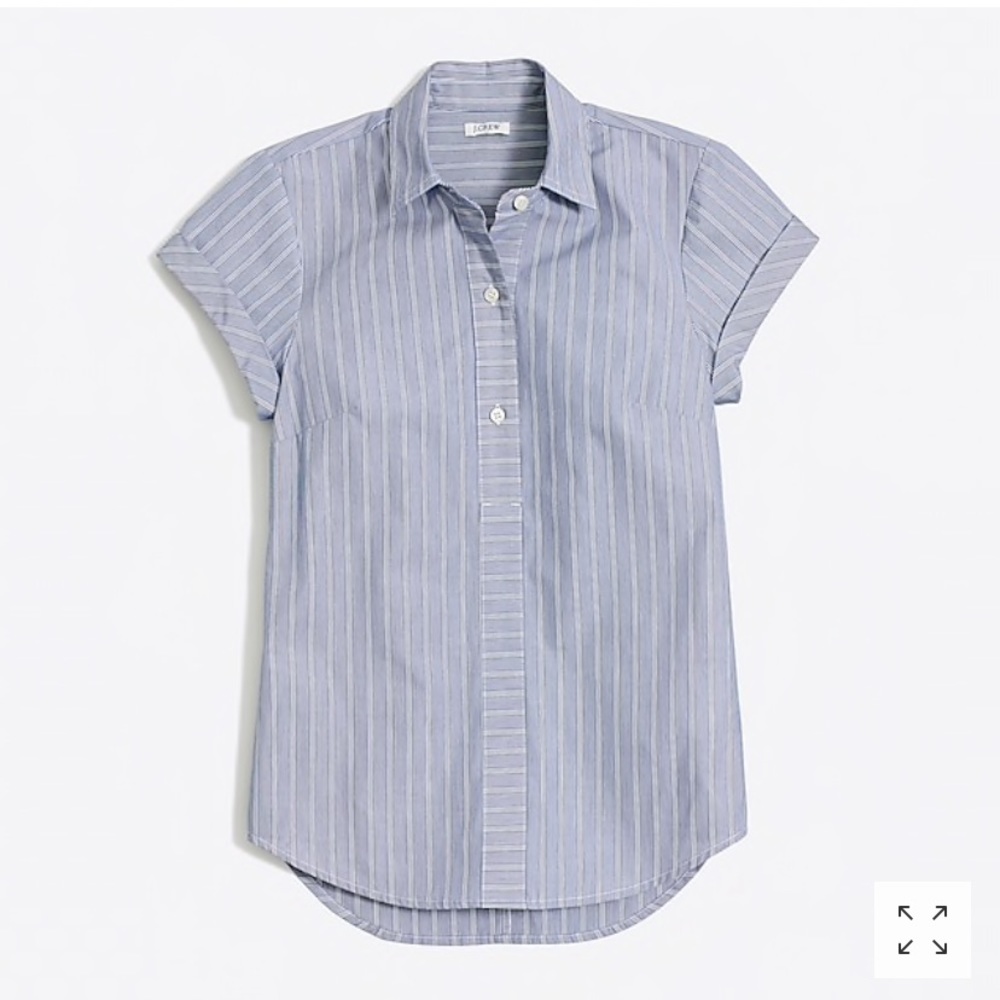 Jcrew striped popover